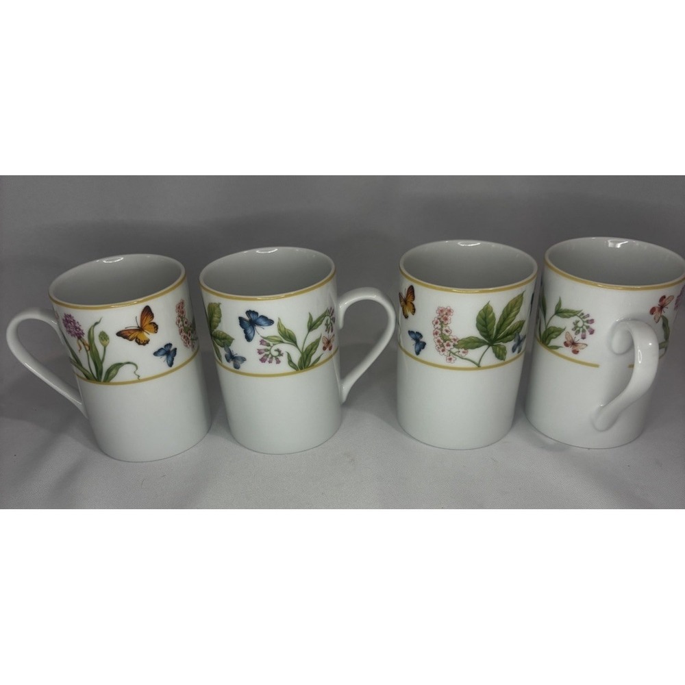 🦋 Set Of 4 Gorham Butterfly Menagerie Mug 6752113